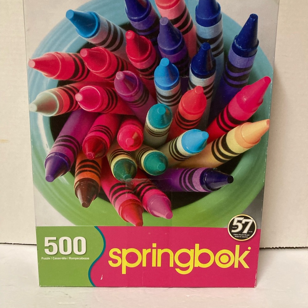 Springbok Vibrant Crayon Puzzle - 500 Pieces